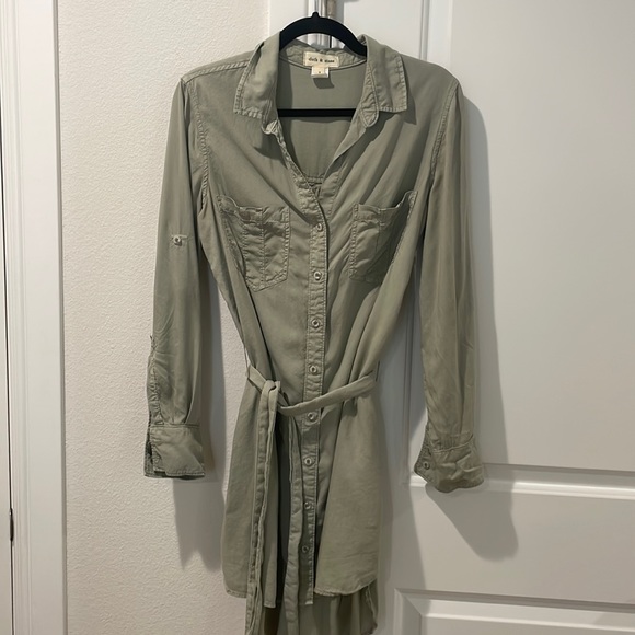 cloth and stone green dress Soleil main image 0